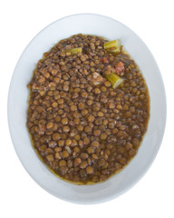 Lentils plate