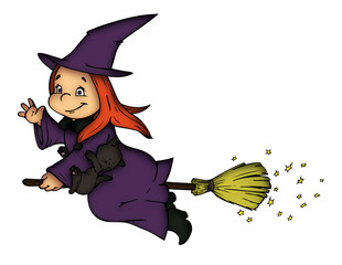 Hexe, Witch, Halloween, Karneval, Fasching, Verkleidung