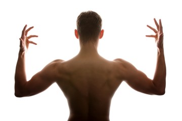male fitness body