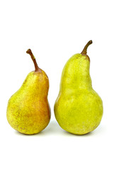 Two green pears