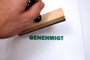 antrag genehmigt