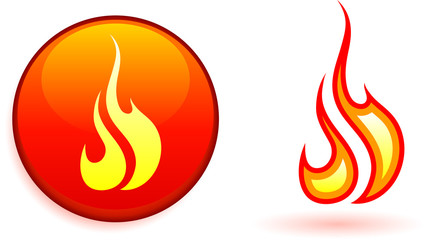 Flame and fire design elemets