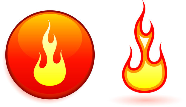 Flame and fire design elemets