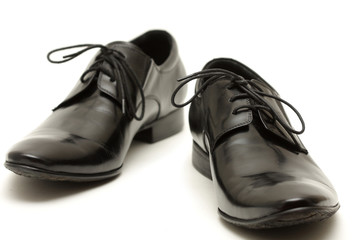Classic black men shoes