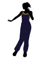 Casual Woman Illustration Silhouette