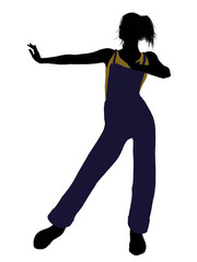 Casual Woman Illustration Silhouette