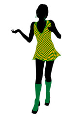 Go Go Dancer Illustration Silhouette