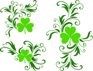 St. Patrick's Day green background