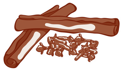 cloves and cinnamon