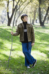 Young Boy in Park