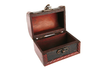 single wooden chest