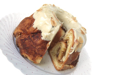 biscuit pie on white dish