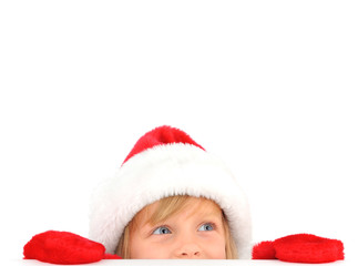 Cute little Santa helper