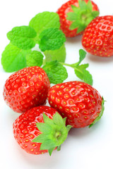 strawberry and herb
