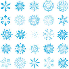 snowflakes set