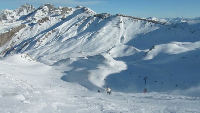 Ski, Sonne, Pulverschnee - (Video HD 1280x720)