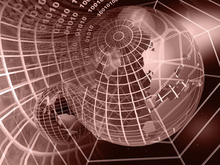 Space and tunnel (red)