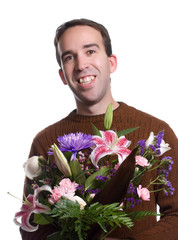 Smiling Male Florist