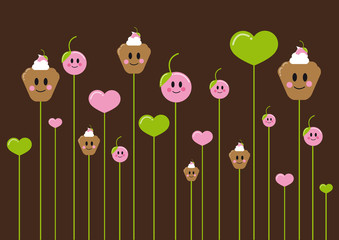 Obraz premium Muffinwelt