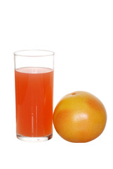 grapefruit juice with fruit