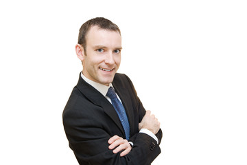 Portrait of smiling businessman