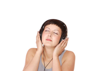 Fototapeta premium Listening to Music
