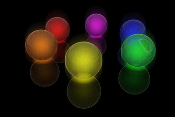 Tęczowe kule © I.M.R