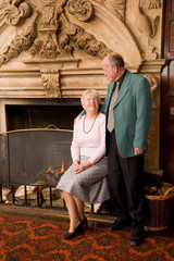 Obraz premium Older couple portrait