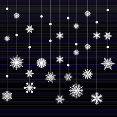 christmas ball with curly ribbon