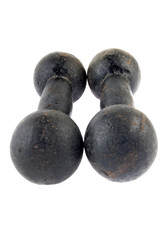 Two Black Dumbbell