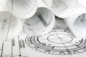 Rolls of Engineering Drawings.