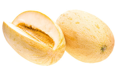 melon isolated on white background