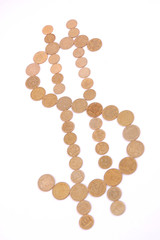 gold dollar symbol