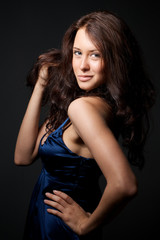 Naklejka premium Portrait of attractive model