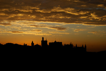 Fototapeta premium atardecer en Guadalupe