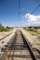 Fototapeta na wymiar railroad branch