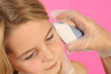 Naklejka premium Examen medical ORL