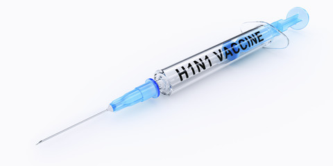 h1n1 vaccine syringe