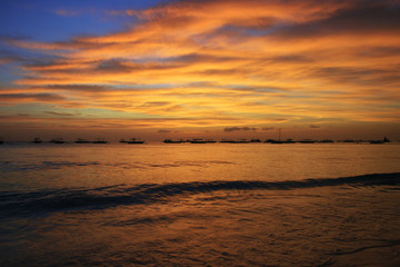 Sonnenuntergang am Meer