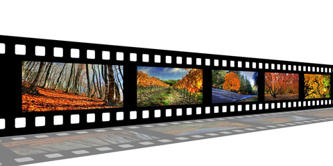 Fototapeta premium Pellicule d'images d'automne