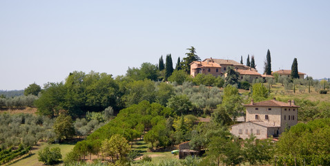 Fototapeta na wymiar Gut bei San Gimignano