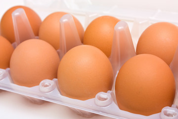 Eggs in box