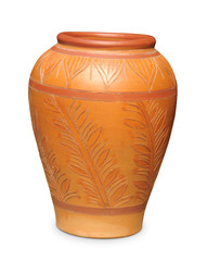 Clay Made Pottery used as flower vase