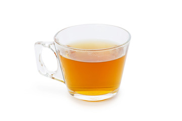 Cup of tea isolated on the white