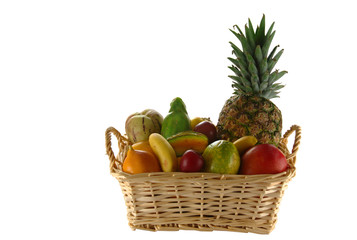 Exotic Fruits in Basket