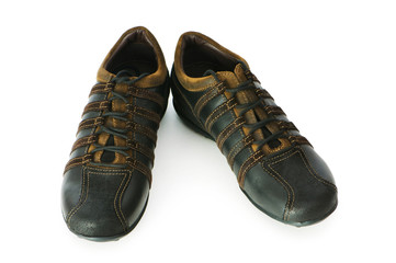 Sport shoes isolated on the white