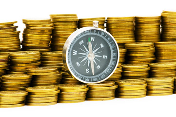 Financial concept - navigating in difficult times for markets