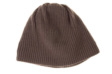 knitted cap on isolated