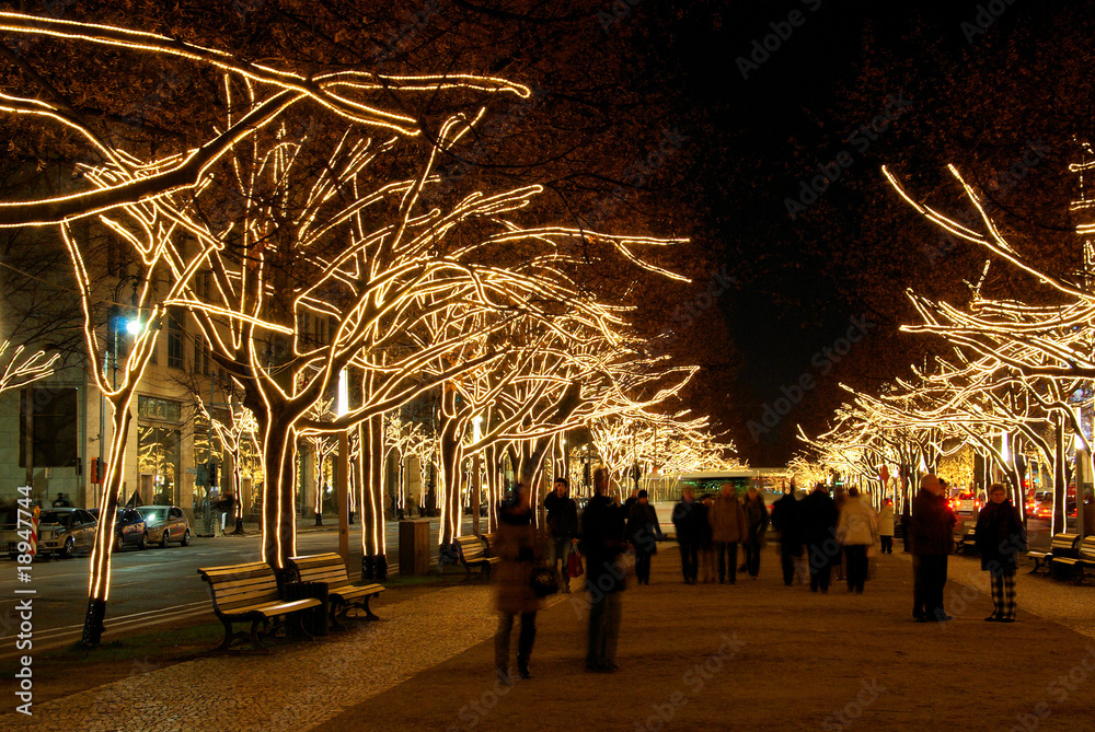 Poster unter den linden weihnachten 03