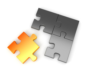 Concept of teamwork and easy solutions